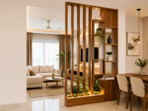 Modern Wooden Partition Design Ideas
