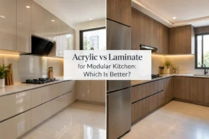 Acrylic vs Laminate for Modular Kitchen